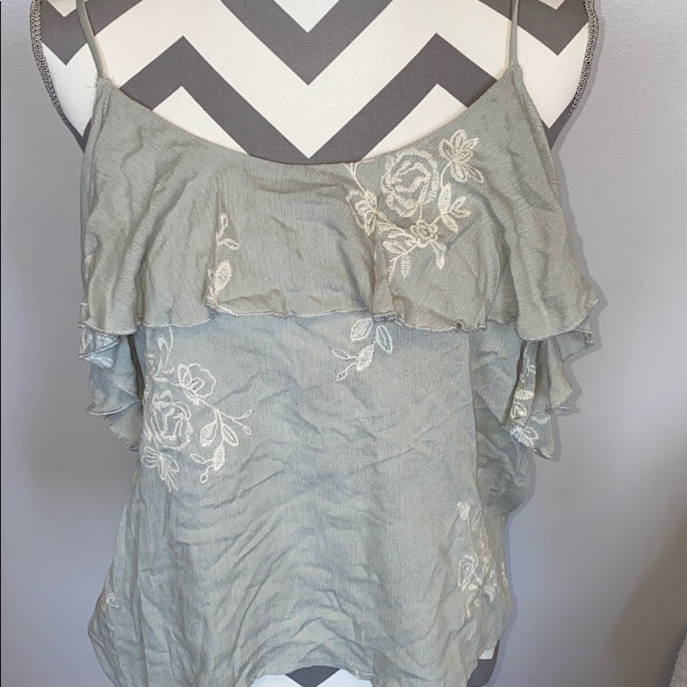 Embroidered Tank Top